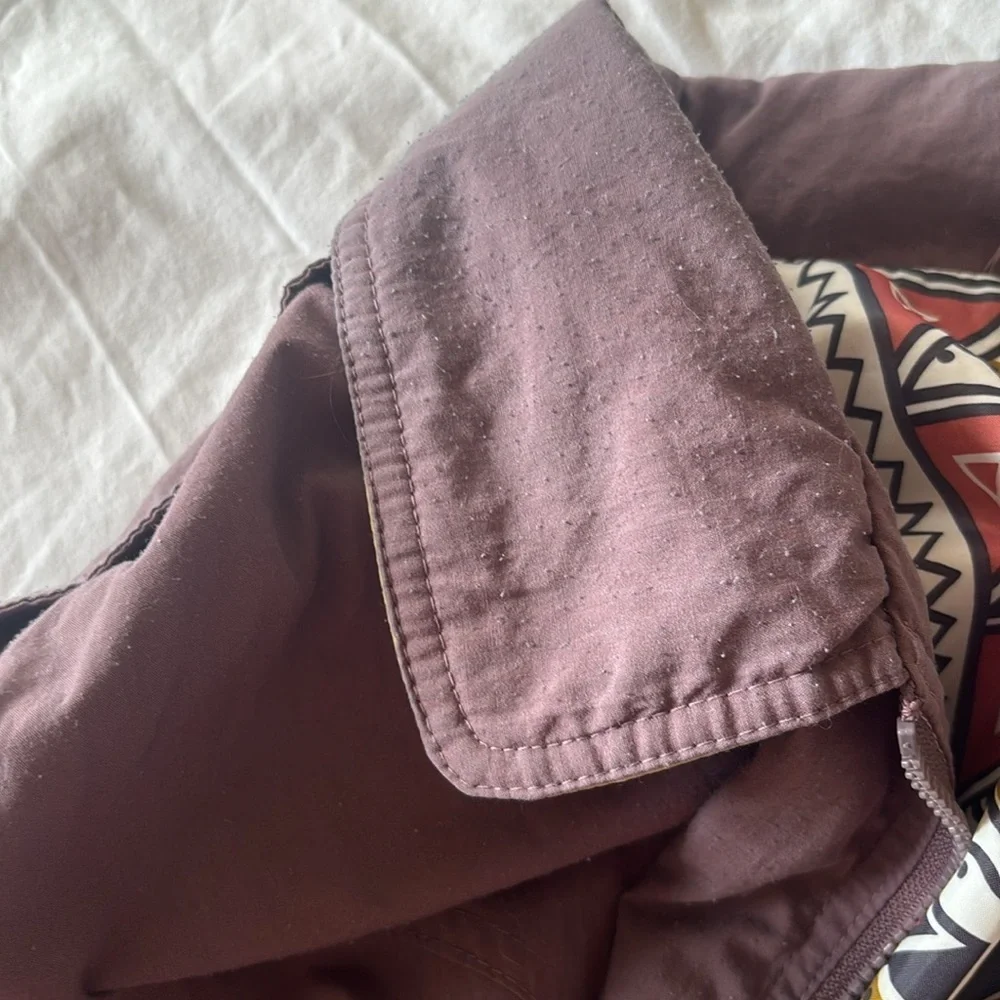 Vintage Lightweight Dusty Mauve Bomber Jacket - Picture 5 of 14
